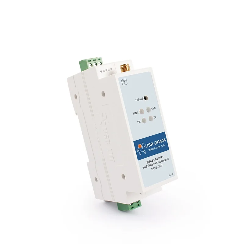 35mm szyna Din RS485 port szeregowy do Wifi Ethernet RJ45 konwerter danych serwera Modbus TCP i Modbus RTU