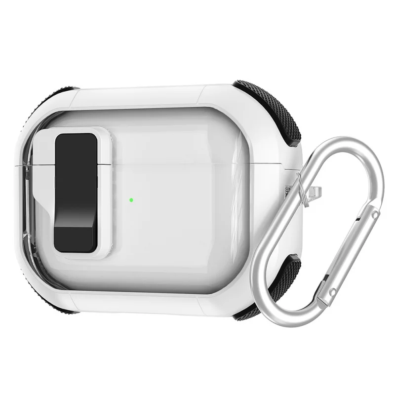 Clear Case for AirPods Pro 2nd 1st Generation Case Automatic Snap Switch Secure Lock Case Compatible for Airpod 3rd Gen Cover