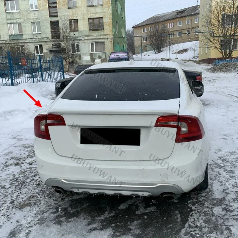 Для VOLVO S60 2014-2016: Спойлер-крыло Highkick из ABS-пластика для багажника, улучшающий динамику автомобиля