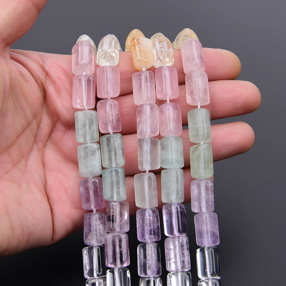 

Натуральные разноцветные бусины из горного хрусталя APDGG 10x15 мм, треугольная призма, 15,8 дюйма, для изготовления украшений своими руками