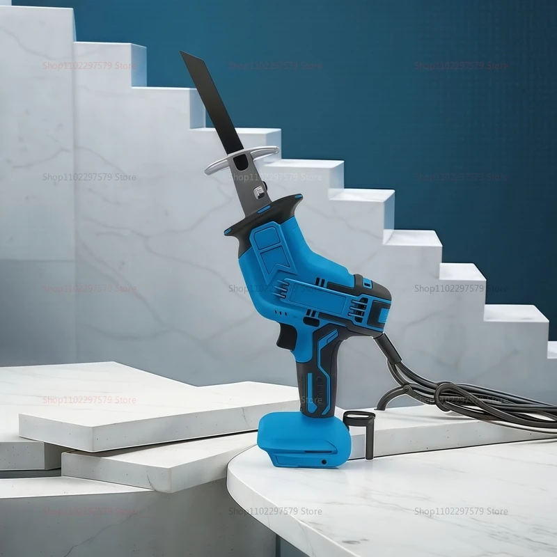 منشار ترددي للطاقة اللاسلكية 18 فولت-21 فولت بدون بطارية منشار كهربائي قابل للتعديل لقطع أنابيب الخشب أداة إعادة تشكيل مفصلة ذاتية الصنع