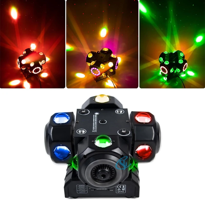 

Moving Head DJ Laser Lights LED 180W RGBW Stage Disco Beam Strobe Lights DMX512 Control For Bar Nightclub Event