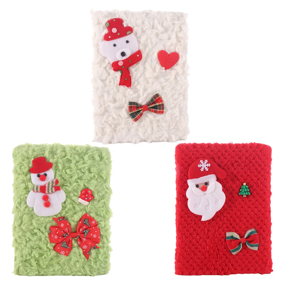 

Stationery Accessories A5 Christmas Notebook Soft Cartoon Horizontal Line Handbook Cute Square Journal Notebook Home