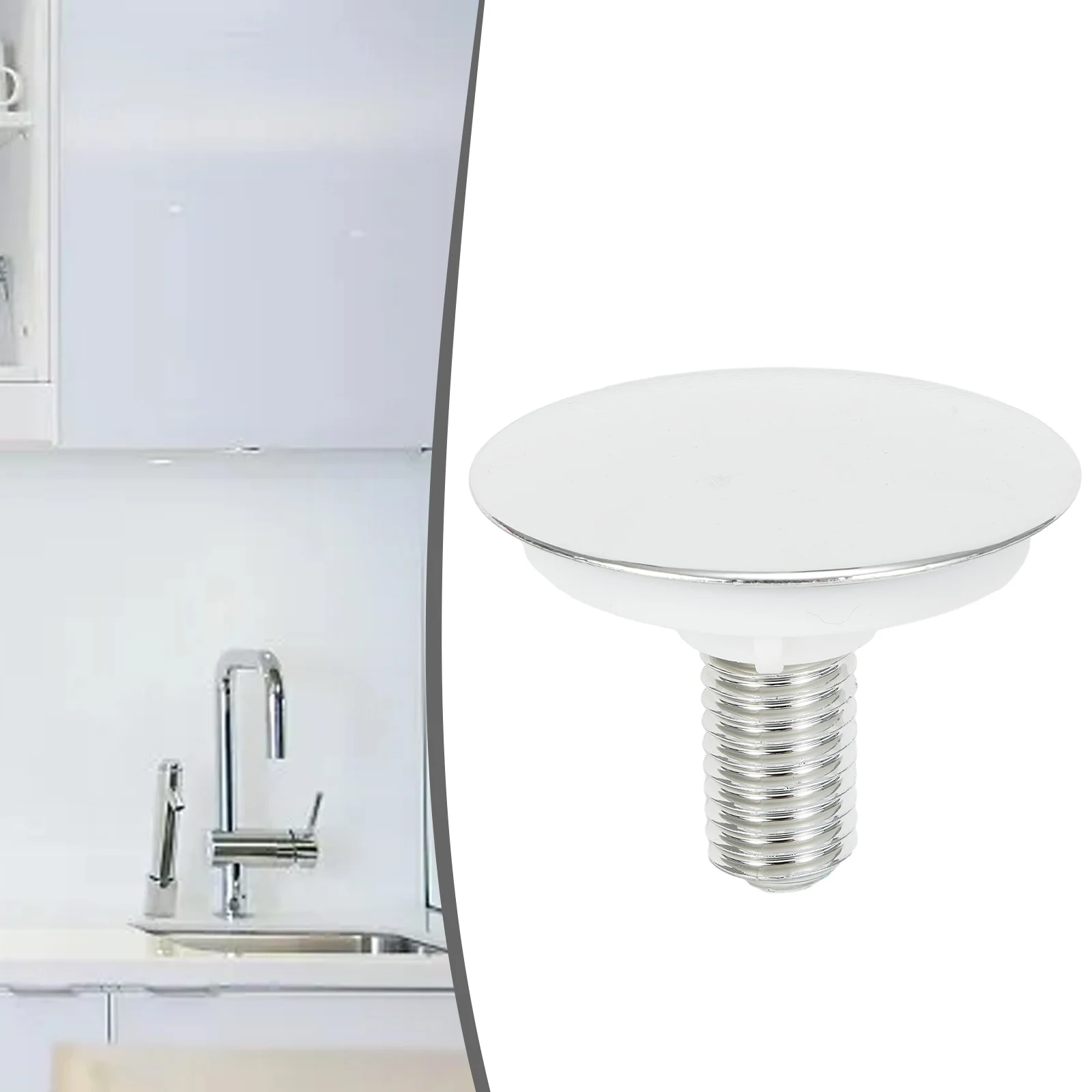 Keep Your Kitchen Sink Clean and Attractive with the 49mm Tap Hole Stopper Cover Blanking Plug, Easy to Install and Remove