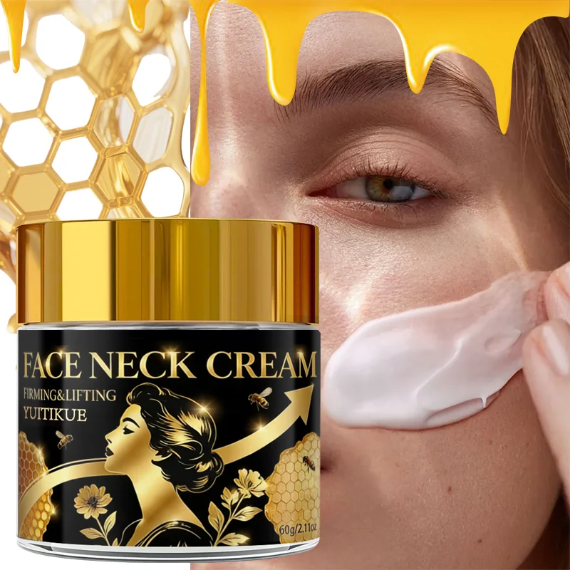 Crema Facial y para Cuello Multiusos YUITIKUE, Hidrata Profundamente y Mejora la Luminosidad de la Piel, No Grasosa para Piel Grasa/Seca/Combinada, 60g