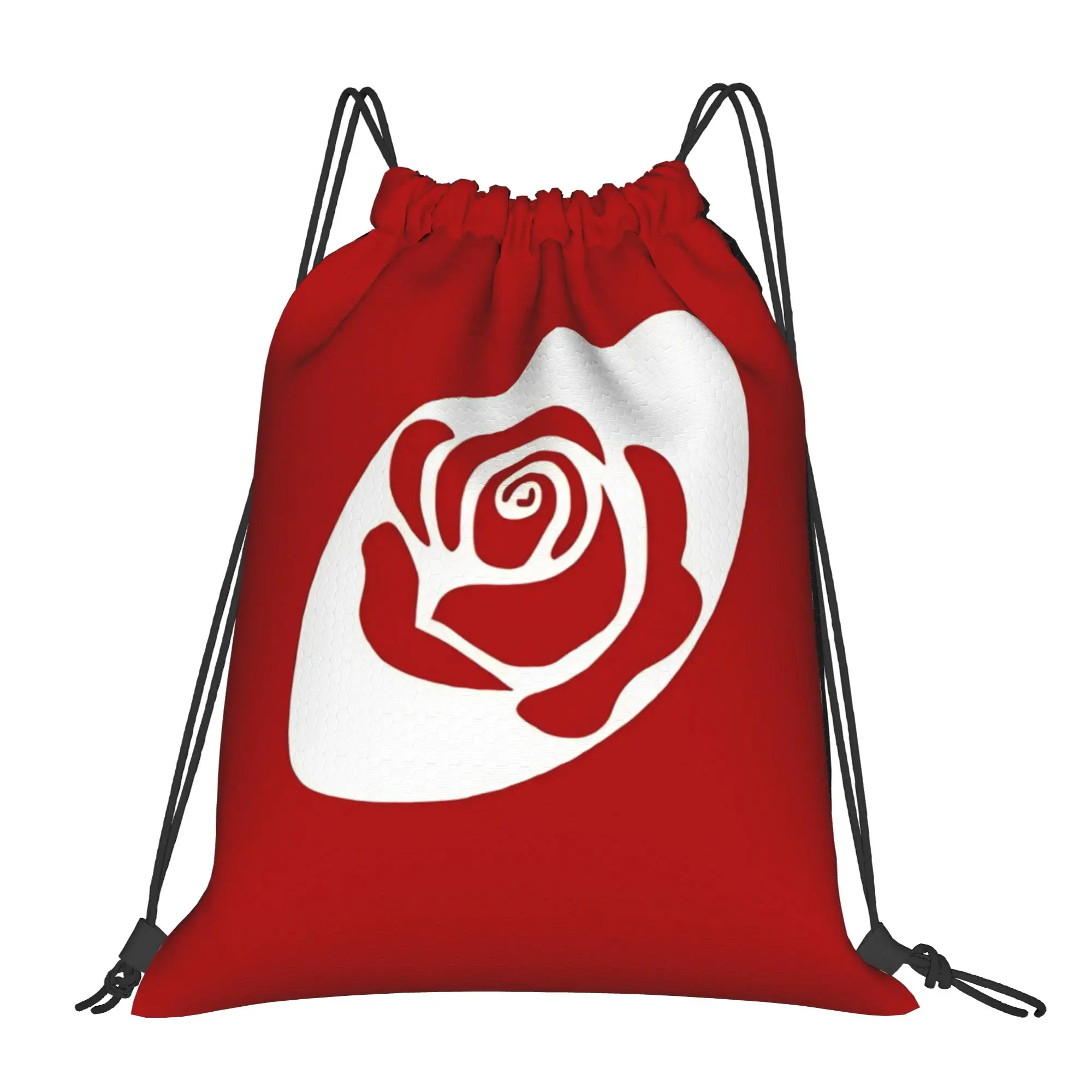 England Rose Heraldic Pattern Portable Sports Riding Gym Drawstring Storage Sporty Backpacks