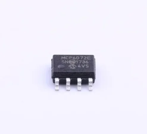 5~100pcs  MCP6072-E/SN  MCP6072T-E/SN  MCP6072  SOIC8  New Original  Operational Amplifier