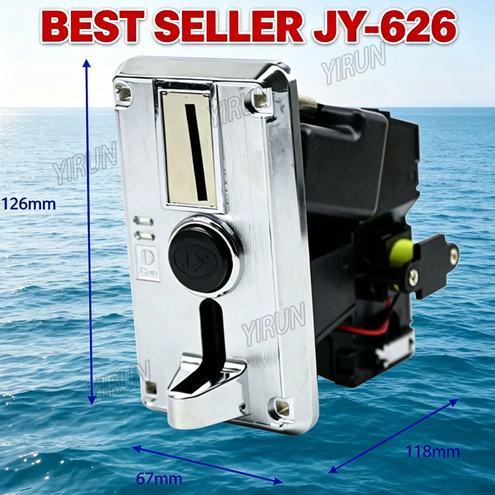Y-626 Coin Light Water Vending Machine Washing Machine Game Machine Identify Six Kinds Coins Game Boxing Vending Machine English