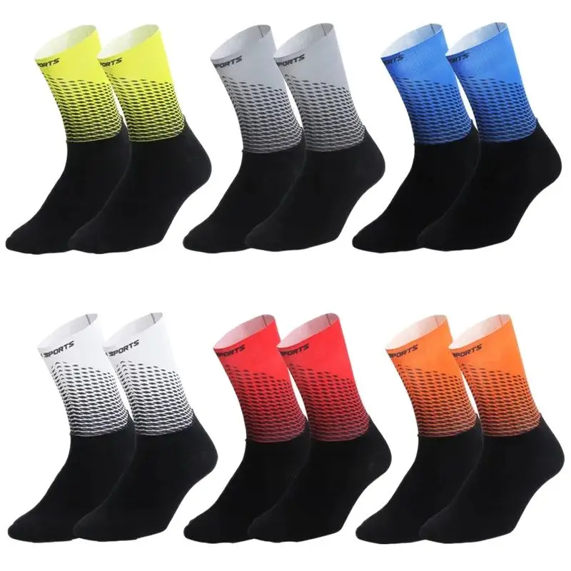 

DH SPORT Anti Slip Cycling Socks Men Women Integral Moulding High-tech Bike Sock Compression Bicycle Outdoor Running Sport Socks