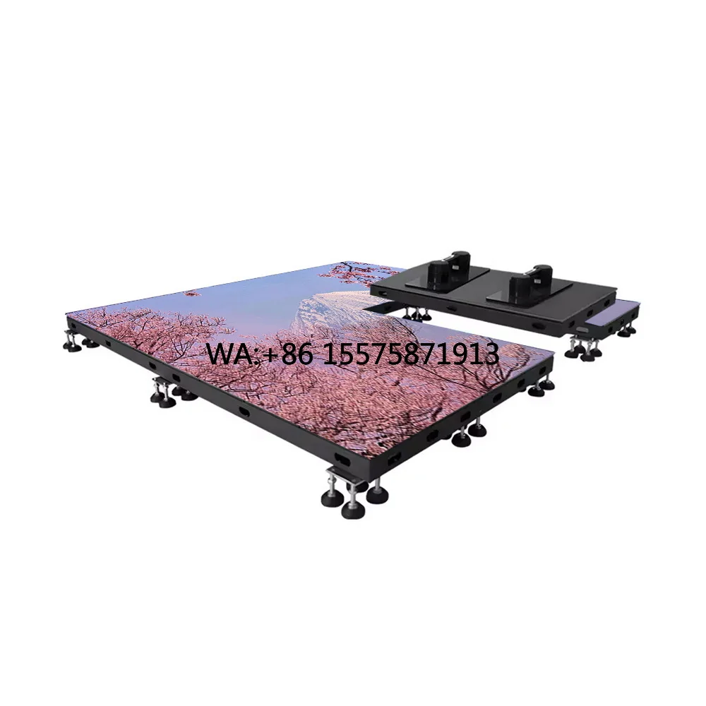 

Настраиваемая китайская высококачественная напольная плитка P3.91, светодиодная плитка, рекламная танцевальная напольная плитка, светодиодный экран