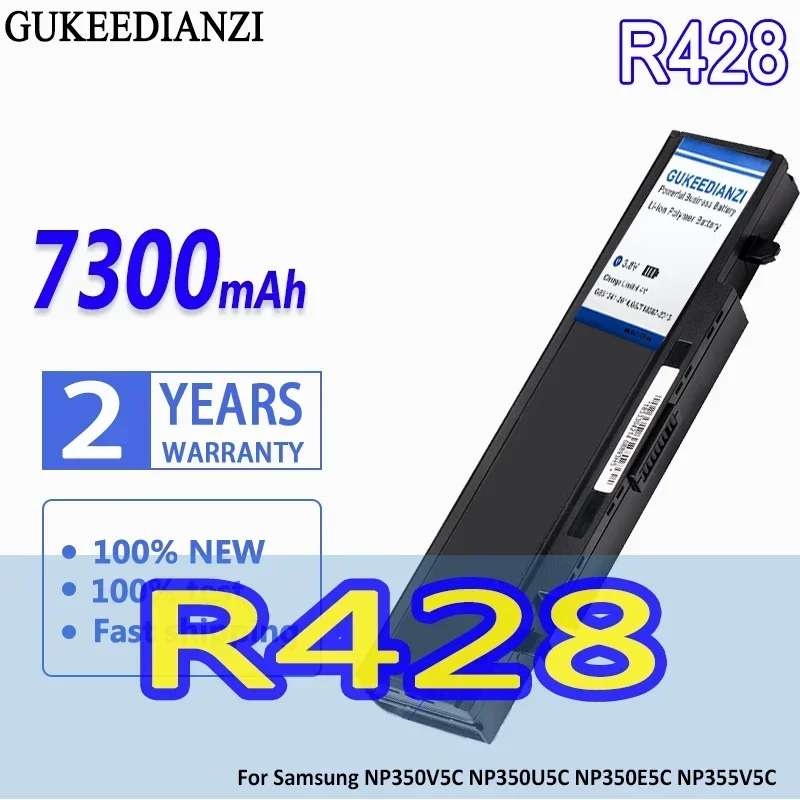 

Аккумулятор GUKEEDIANZI высокой емкости для Samsung NP350V5C NP350U5C NP350E5C NP355V5C NP355V5X NP300E5V NP305E5A NP300V5A NP300E5A