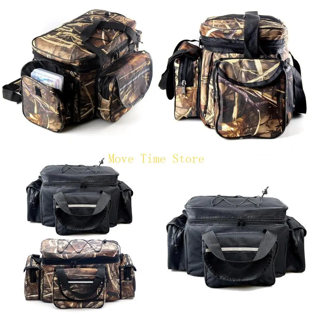 Large Capacity Fishing Bag Waterproof Multifunctional Lure Waist Pack Outdoor Shoulder Bag Fishing Tackle Bags Lure Bag