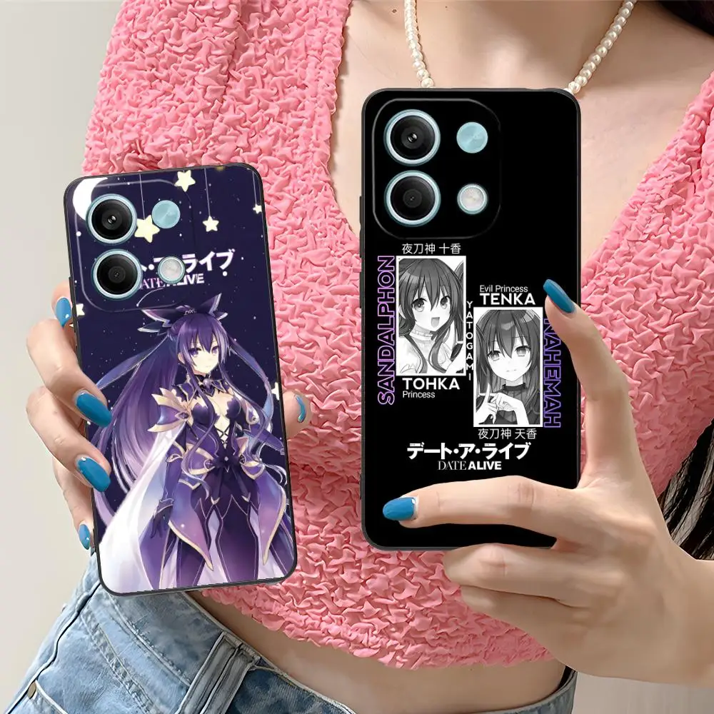

Date a Live Tohka Yatogami Phone Case for Xiaomi Redmi 15 14 13 12 A5 3 2 1 C Plus 4G 5G Colorful Printing Cover Pretty Cover