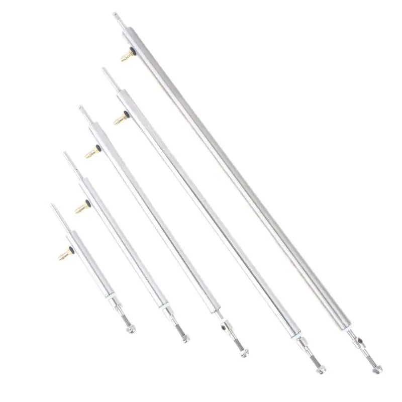 Wysokiej jakości rura ze stali nierdzewnej L10/15/20/25/30cm do elektrycznych łodzi wyścigowych RC, zawiera dyszę smarowniczą 4mm