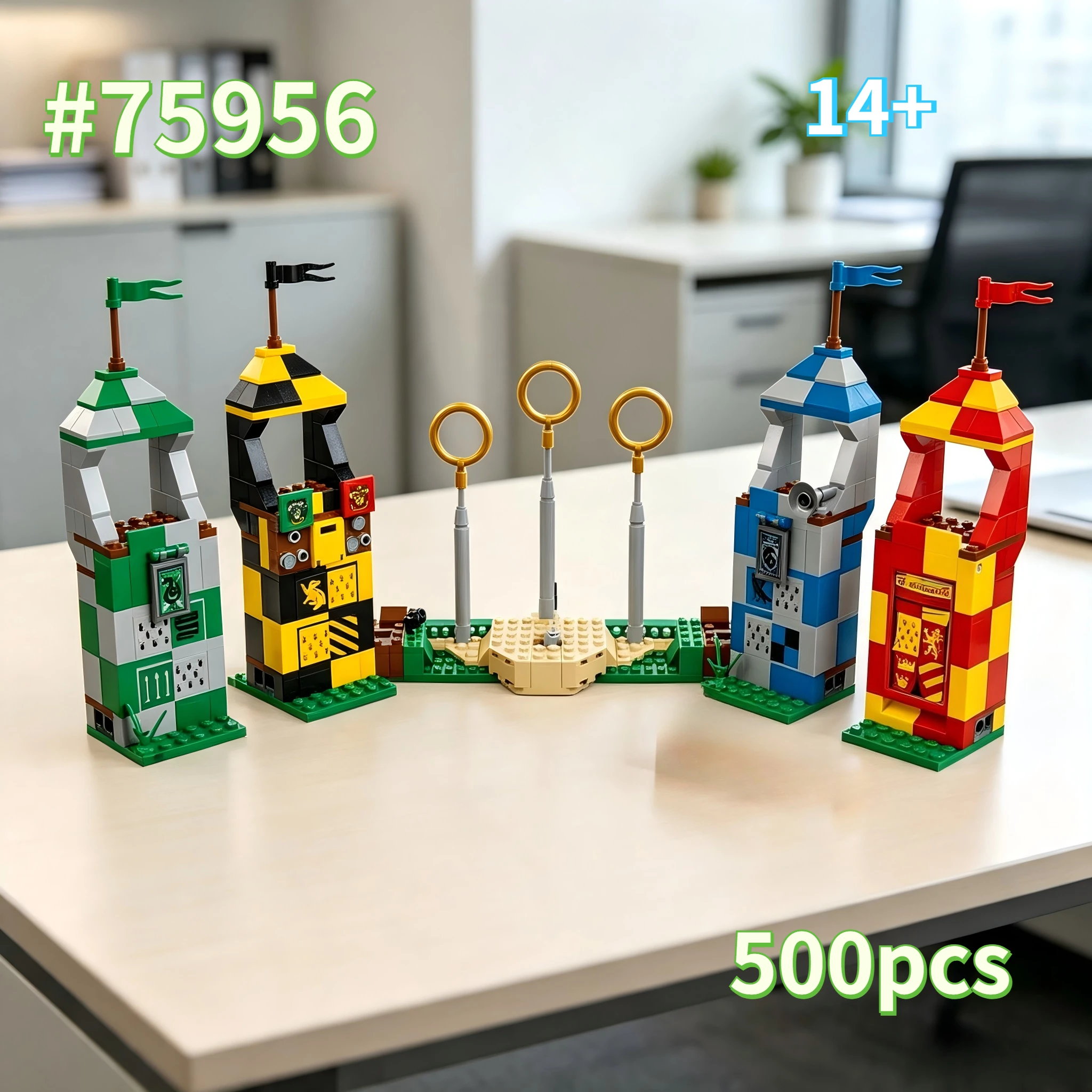 Ball Game Watching Platform Model Building Blocks Sets Suitable for Birthday Gifts Compatible with Legoed Particles ，500pcs