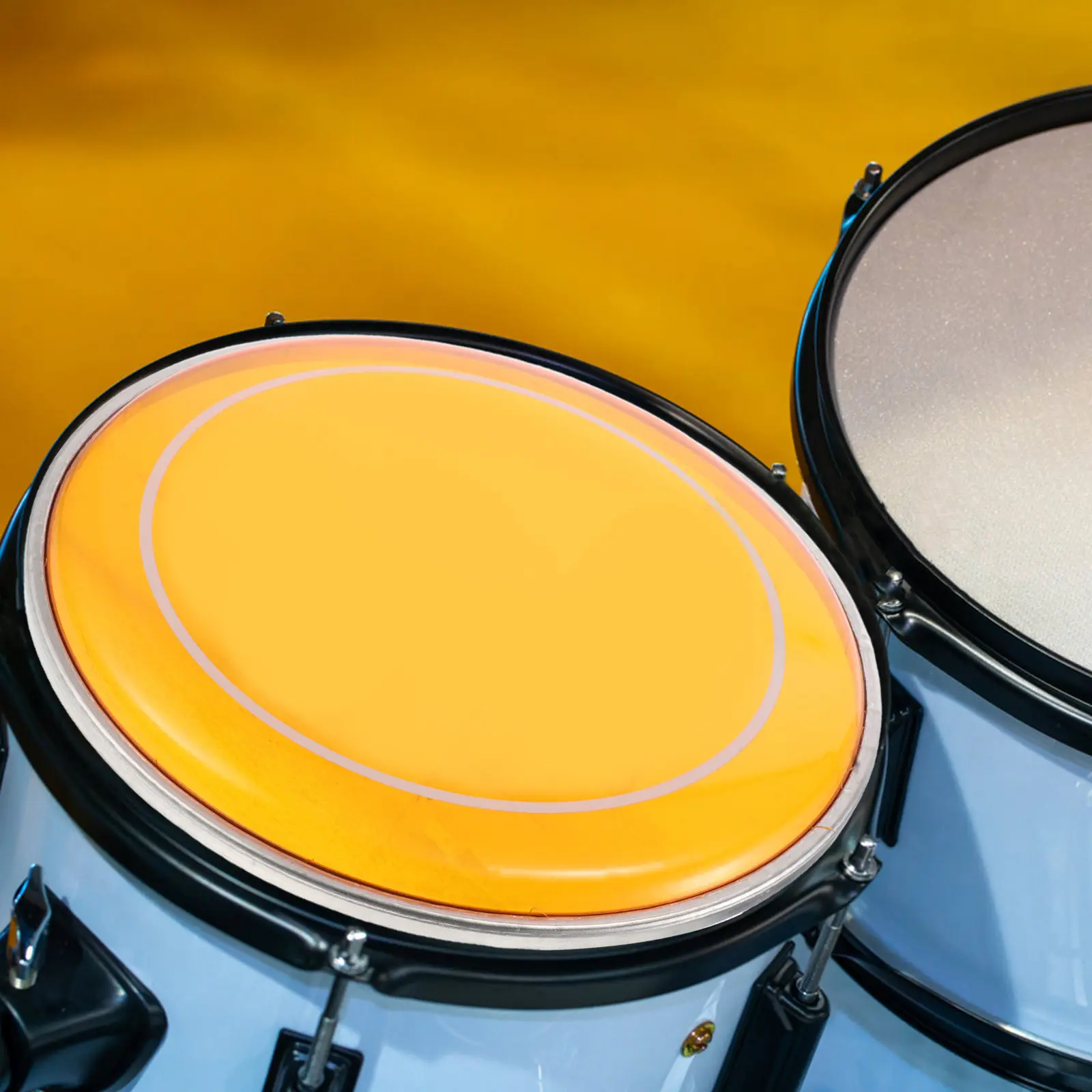 

10-дюймовая двухслойная пластина для малого барабана с масляной пропиткой, цвет чай, сменная, для ударных инструментов