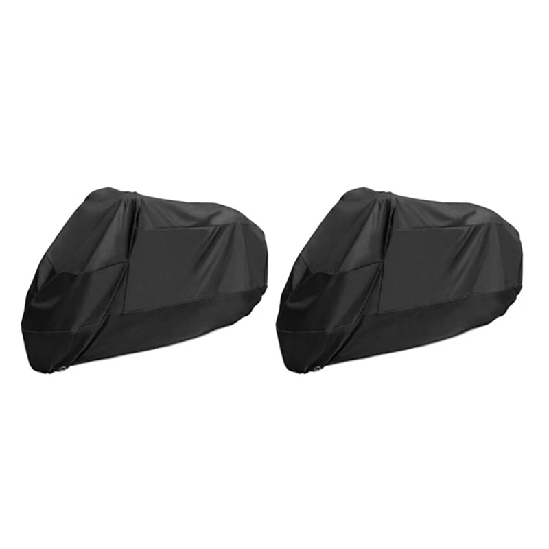 

2X Motorcycle Cover Bike Waterproof For -Davidson Outdoor Rain Dust Xlarge Motorcycle Cover