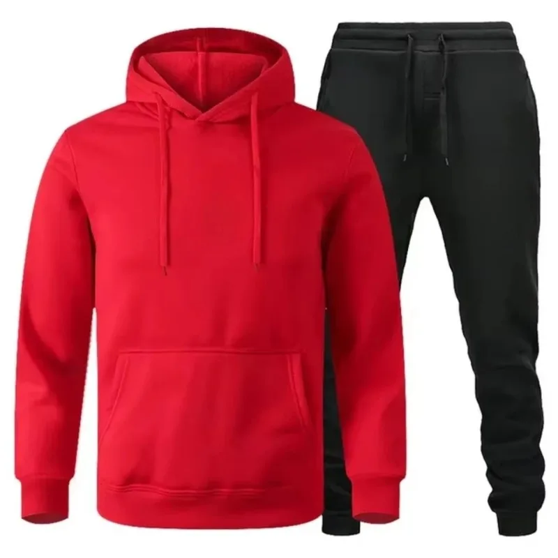 

2025 Autumn/Winter Men's Sports Leisure Set: Fashionable Long-Sleeve Hoodie + Casual Long Pants Two-Piece Set