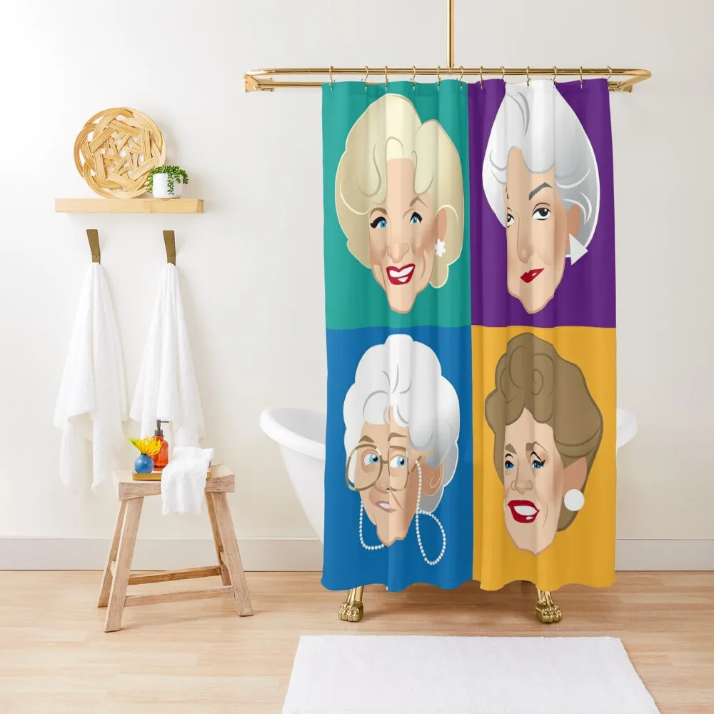 

Pals & Confidants Shower Curtain Cute Shower Funny Shower Anime Bathroom Bathroom Box Curtain