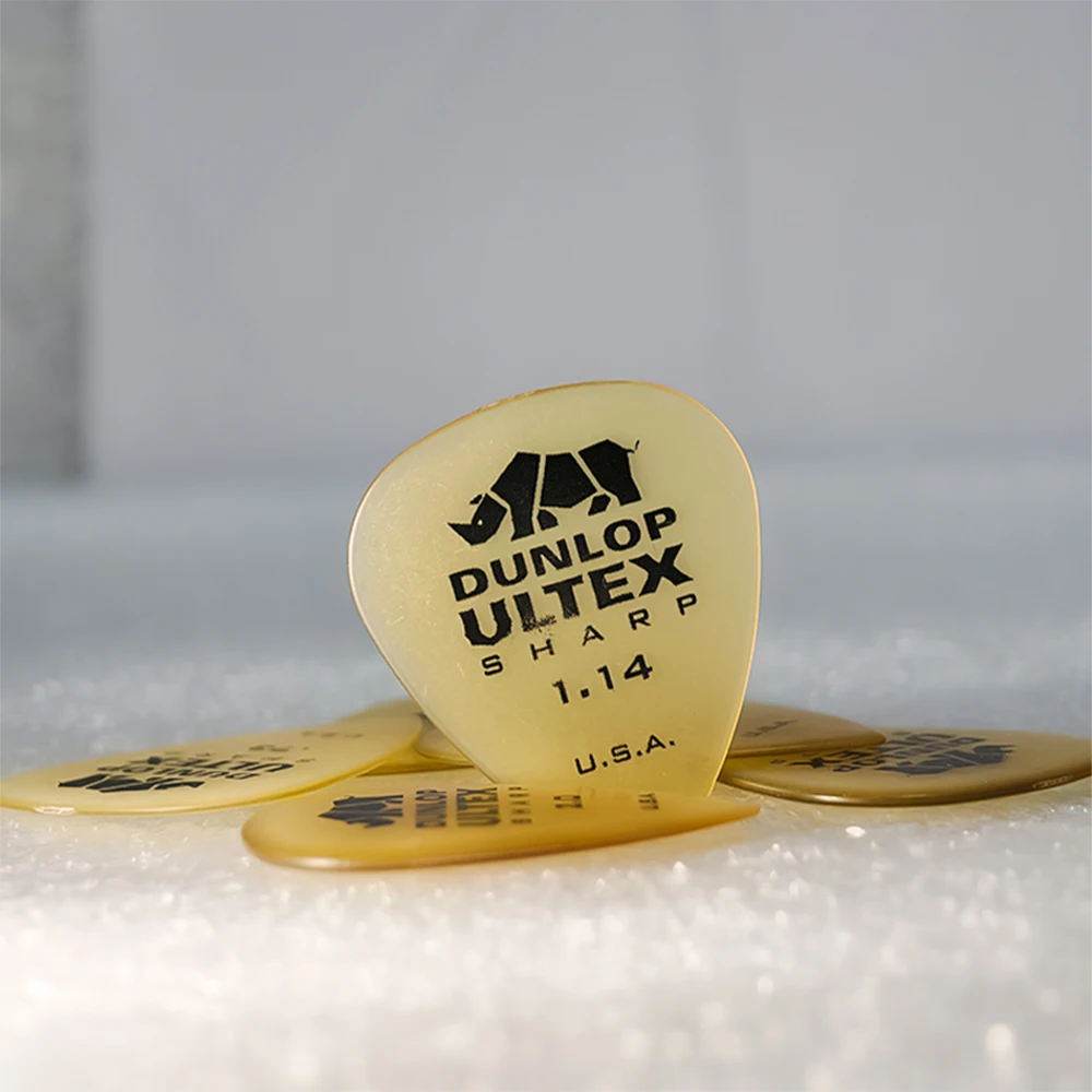 Dunlop Guitar Picks 433R ULTEX SHARP Pick 0.73/0.90/1.0/1.14/1.40/2.0 mm, USA Original Guitar Accessories