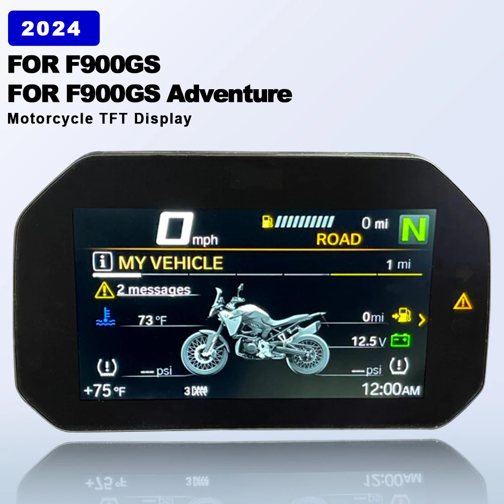 6.5 Inch TFT Display for BMW F900GS Adventure F 900 F900 GS 2024 Screen HD Multi-function Motorcycle Digital Speedometer