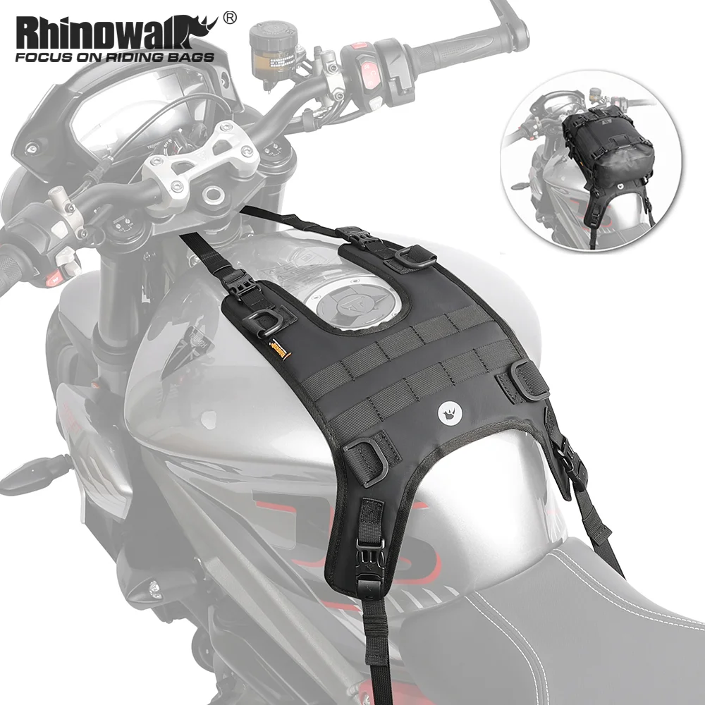 Rhinowalk Motorcycle Tank Bag Base Portable Accessory For Universal Fuel Tank bag Installation Front Bag-Base Excluding the bag