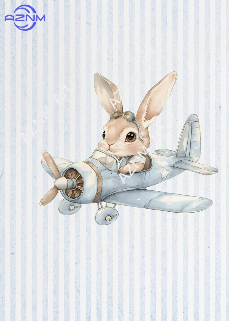 Poster Illustrativo di Conigli - Baby Nursery Room recensione e prezzo