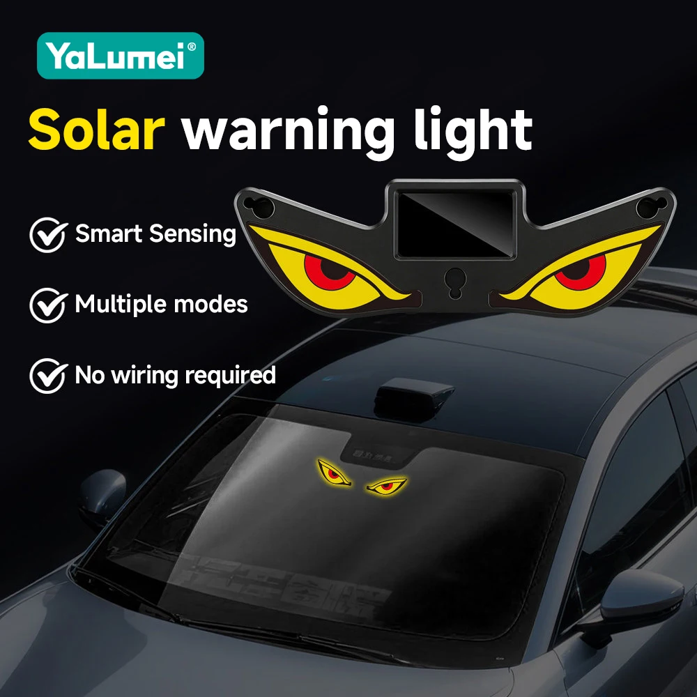 

For Citroen C1 C2 C3 C4 C5 C6 C8 Grand Picasso Aircross Xsara Tourer XM Berlingo Jumper Car Solar Evil Eye Warning Light Lamp