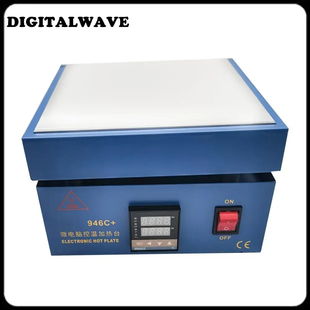 946C Electronic Hot Plate LCD Digital Display Preheating Station for PCB SMD heating phone LCD touch screen separate