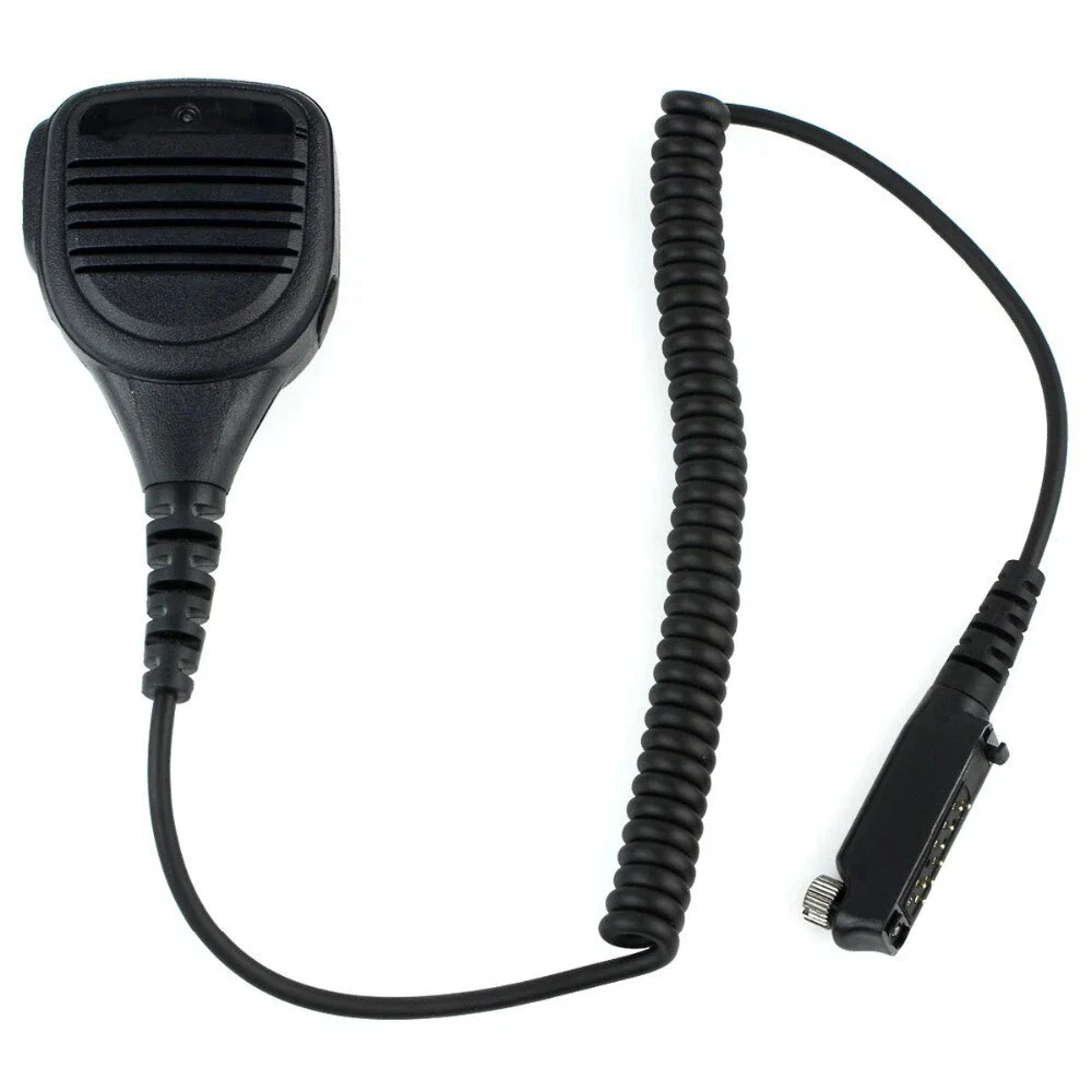 Black PTT Handheld shoulder Waterproof IP54 Speaker MIC For Radio Sepura STP8000