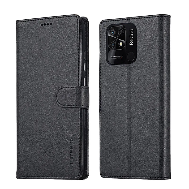 

Redmi 10C Case Flip Magnetic Phone Case For Hoejse Xiaomi Redmi 10C Case Leather Vintage Wallet Case On Redmi 10C Redmi10C Cover