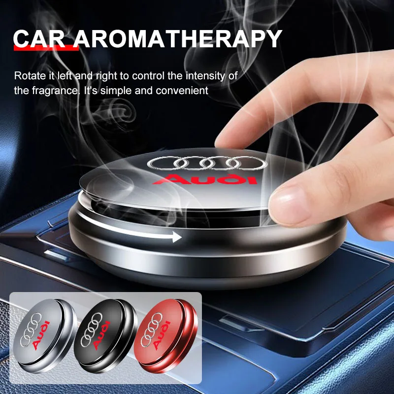 1Pcs Car Emblems Air Freshener Fragrance Aromatherapy Diffuser For Audi ...