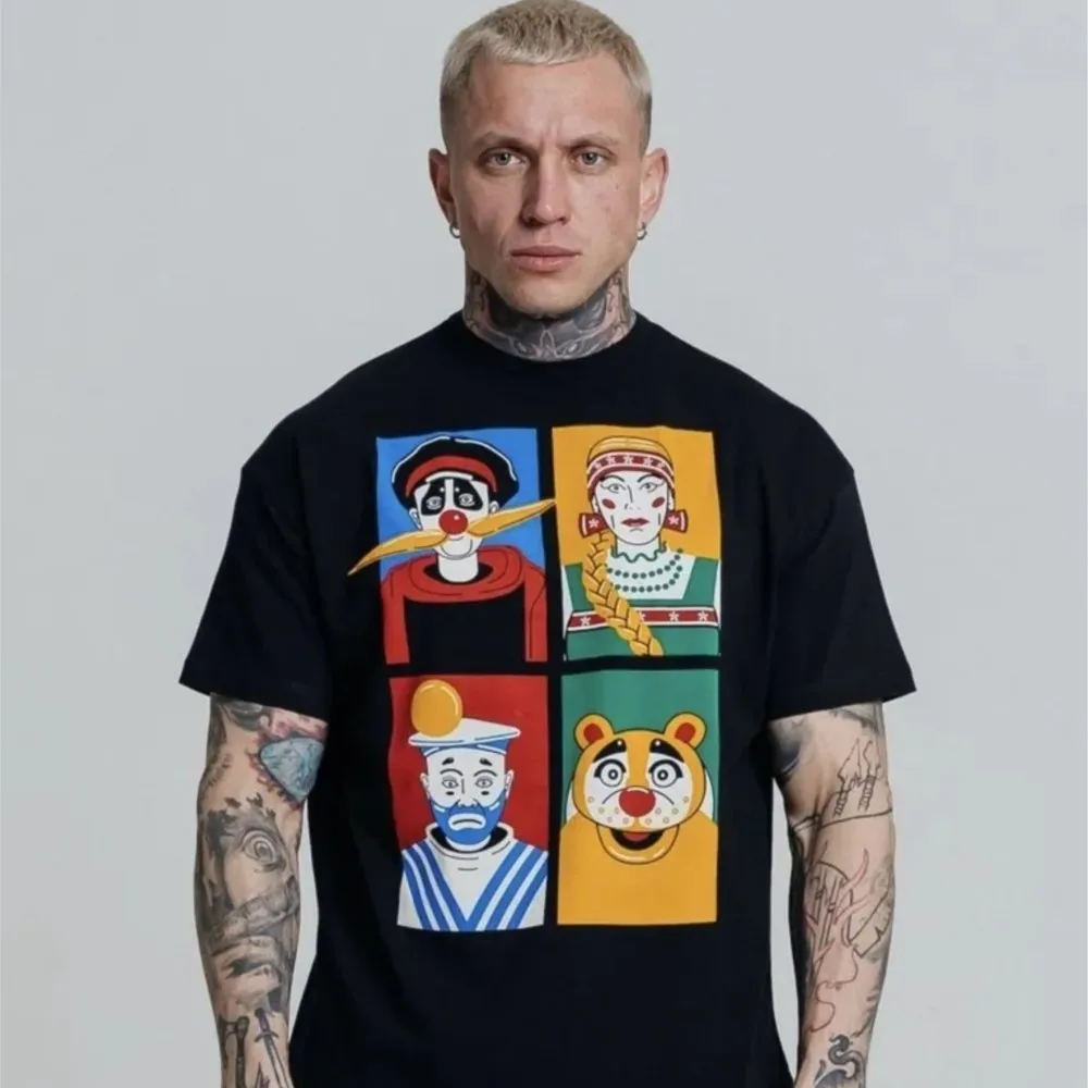 

Harajuku уличная одежда большого размера, мужская одежда, футболка с графическим принтом, хлопковые топы в стиле хип-хоп, панк, футболки с короткими рукавами, готические Y2k