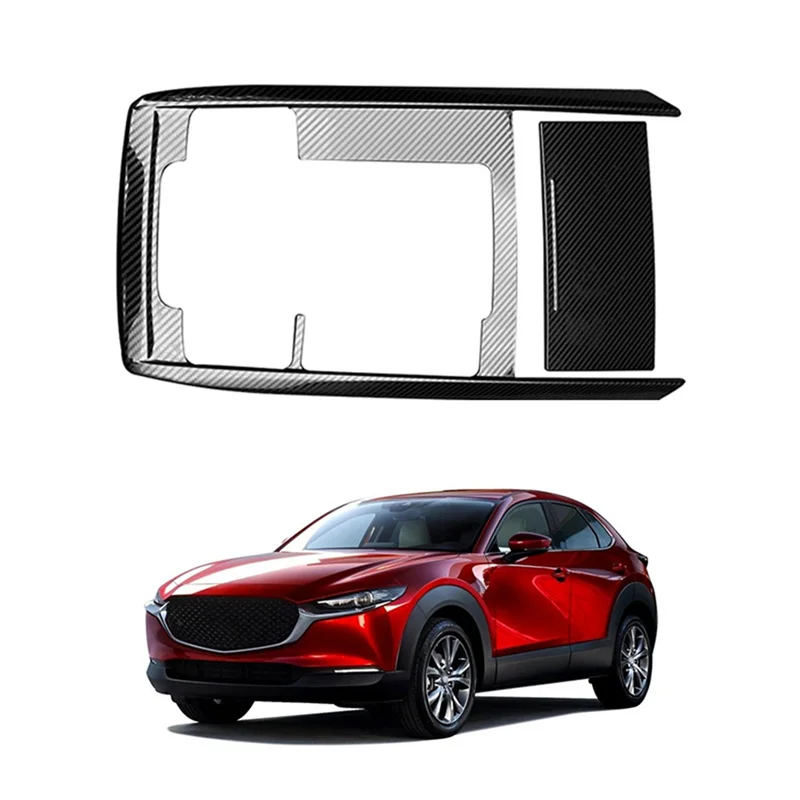 

Console Gear Panel Frame Console Gear Shift Panel Cover Trim For Mazda Cx-30 Cx30 2020-2022 2023 Stainless Black