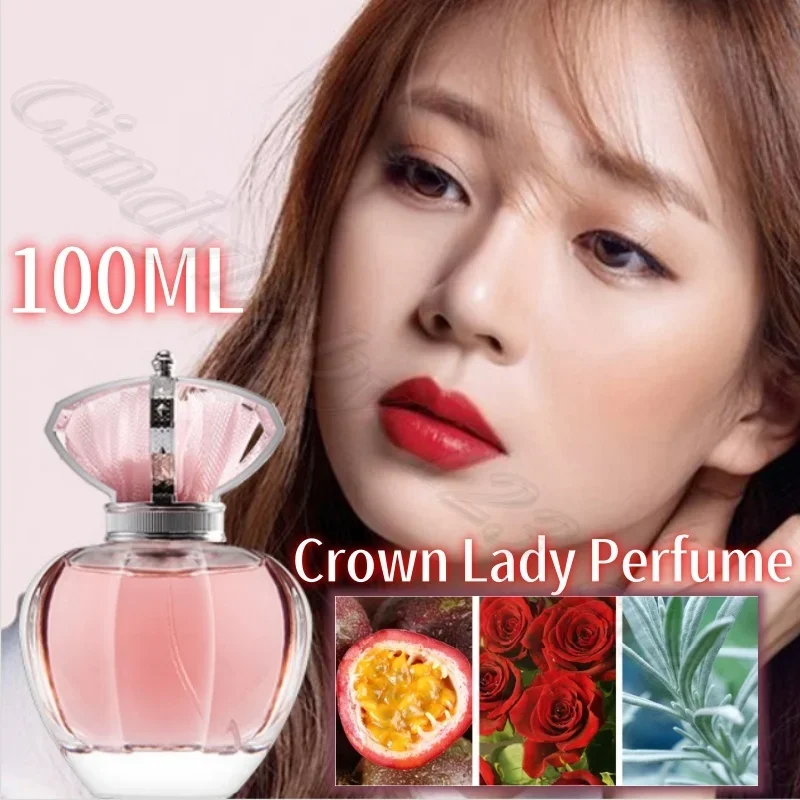 Crown Lady Fragrance Fresh and Lasting Rose Hip Sweet Eau De Toilette 100ML