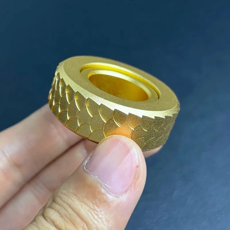 Nieuwe Fidget Slider Ring Ratelwiel Fidget EDC Metalen Fidget Speelgoed ADHD Hand Spinner Stress Relief Speelgoed Kantoor Speelgoed Volwassen Geschenken
