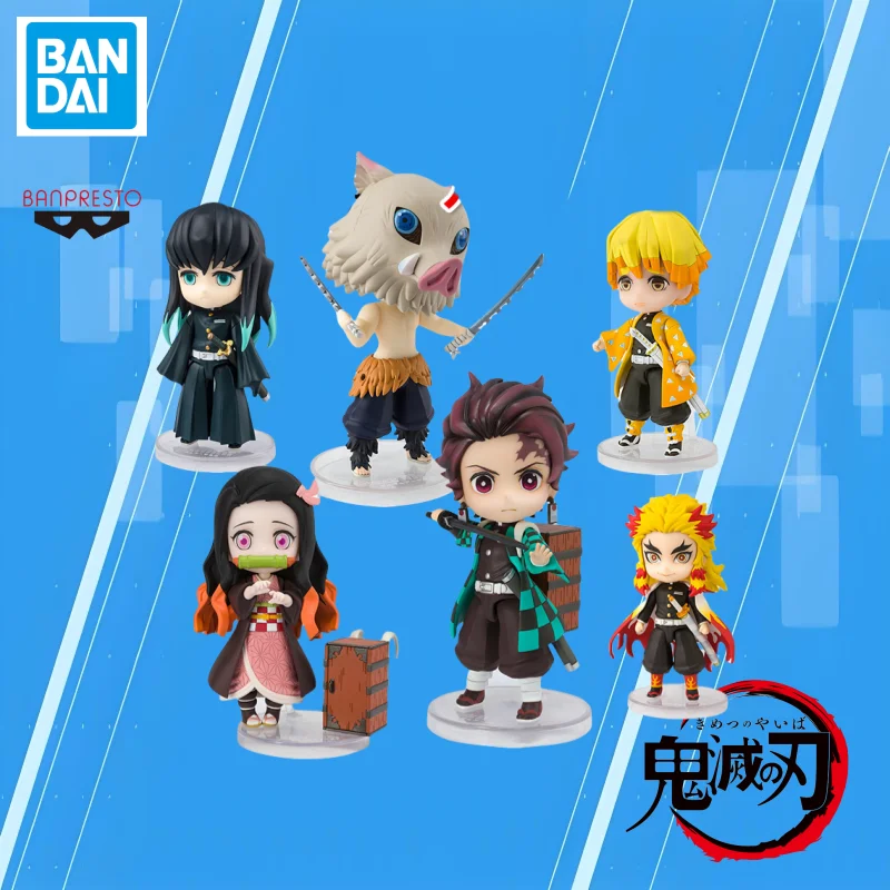 

BANDAI BANPRESTO Demon Slayer Tanjirou Nezuko Zenitsu Inosuke Sanemi Giyuu Obanai Gyomei anime characters Garage Kit Ornaments