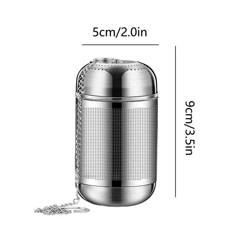 Tea Infuser Stainless Steel Fine Mesh Tea Filter Reusable Strainers & Filters For Brewing Making Steeping Daily Use Travel Home