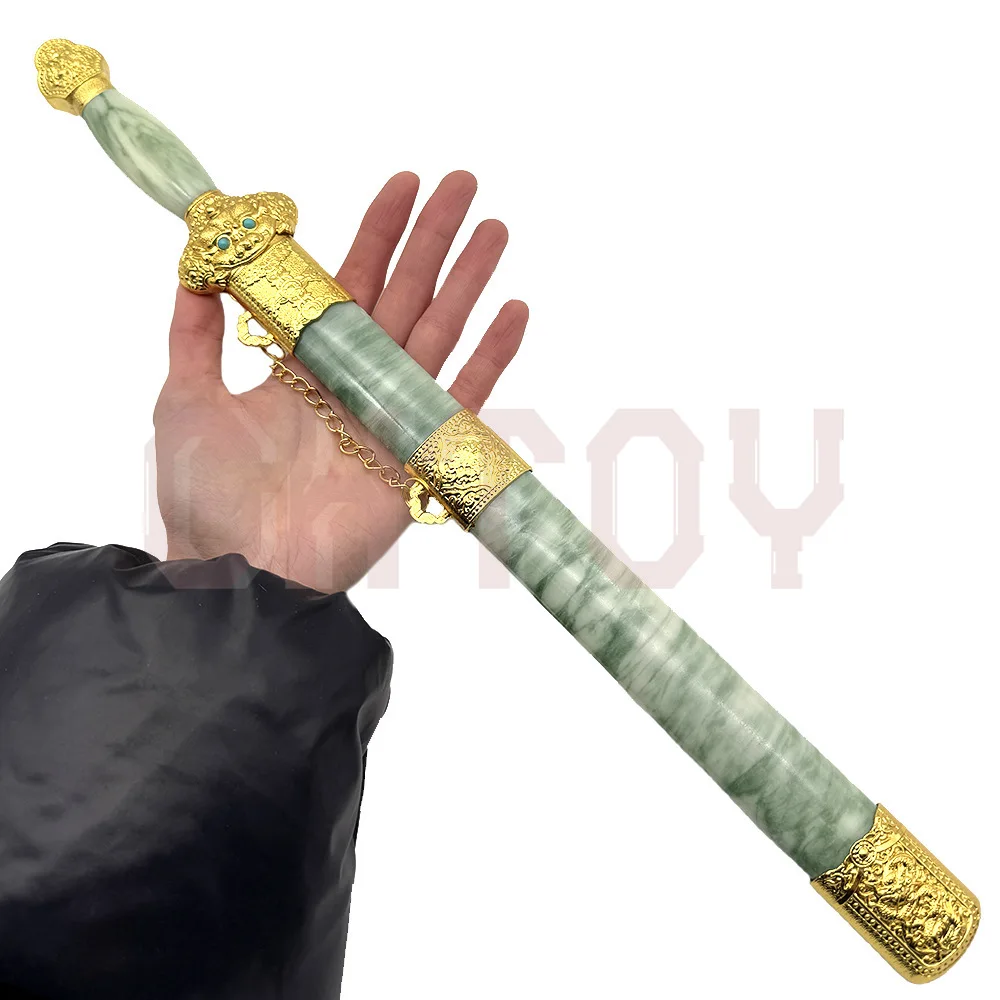 

43cm Ancient Han Swords Weapons Model Uncut Blade High Quality Desktop Display Ornaments Collection Birthday Gift for Girl Boys