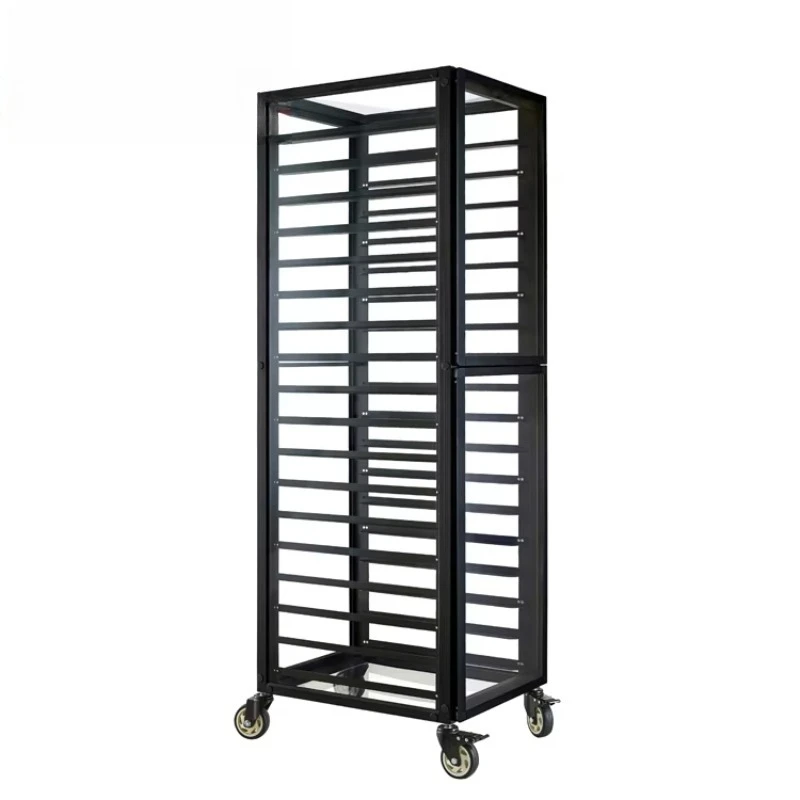 Restaurant 18 Tray Aluminum Stainless Steel Eco-Friendly Cooling Rack Trolley/Bread Trolley