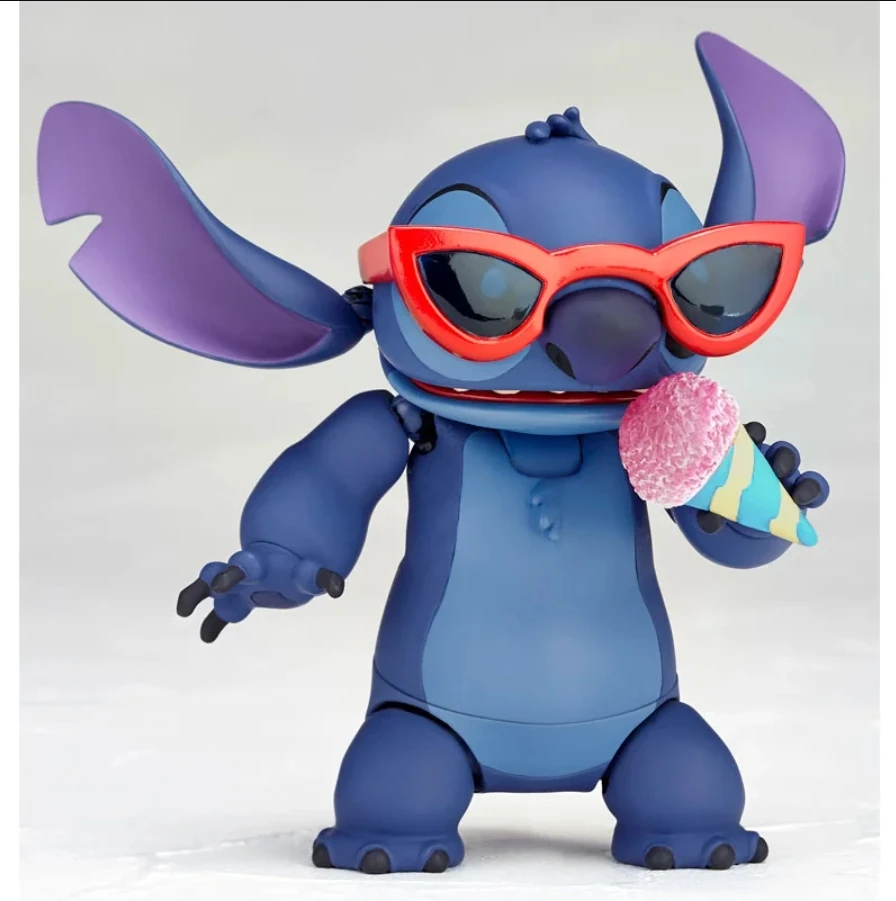 100% original Kaiyodo Revoltech Stitch Experiment 626 Reprint Anime Action Collection Figures Model Toys Figura In Stock