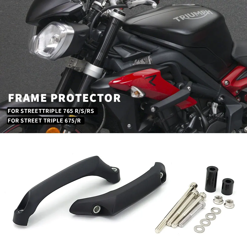 NEW FOR Street Triple 765 R S RS 765S 765R 765RS 675 675R Motorcycle Engine Guard Crash Frame Slider Falling Protector Cover Kit