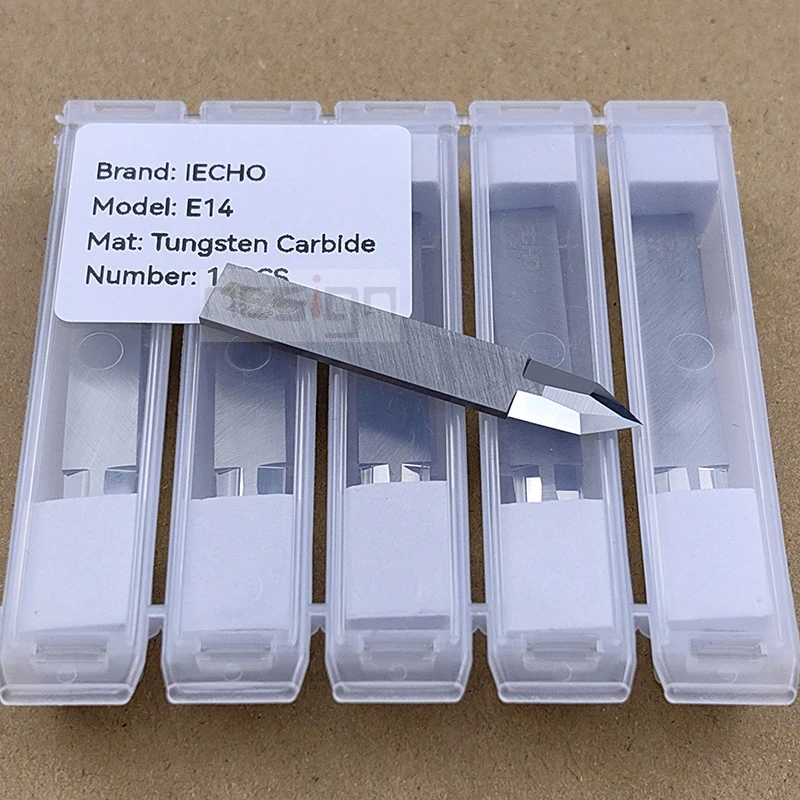 Imagem -05 - Lâmina Oscilante de Carboneto Iecho E14 E14c Texi Xyz Humantec Zund Faca Vibratória de Aço de Tungstênio Z14