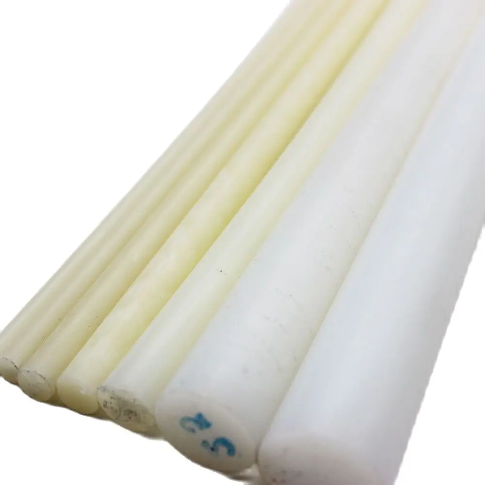 Imagem -02 - Haste Redonda do Nylon Pa6 Barra Natural Branca Coordenador Plástico