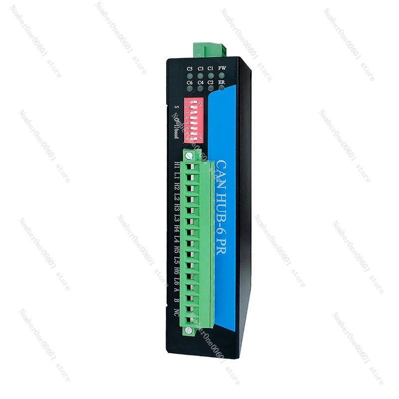 6-Way Can Digital Isolated Signal Relay Hub Hug Extended Communication Module Bridge Switch Industrial Grade