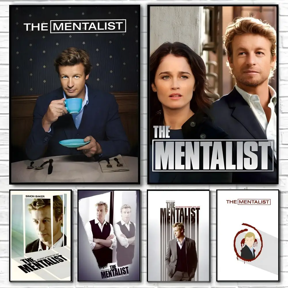 TV Series The Mentalist Poster Classic poster and wall art prints are suitable for living rooms, bedrooms,and home