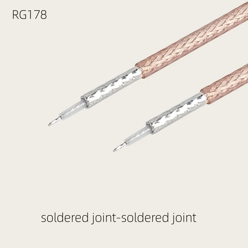 1PCS/LOT 1st Gen IPX Double Terminal RF1.13/1.78 Coaxial Jumper Extension Cable IPX Silver-Plated Connection WiFi