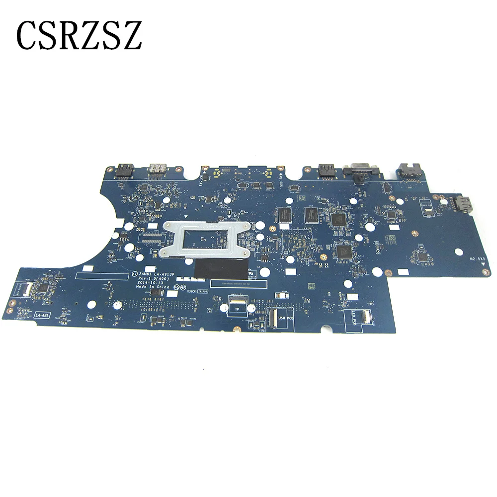 For Dell Latitude E5550 Laptop motherboard ZAM81 LA-A913P CN-0DWVYV 0DWVYV with i7-5600u CPU Test all functions 100%