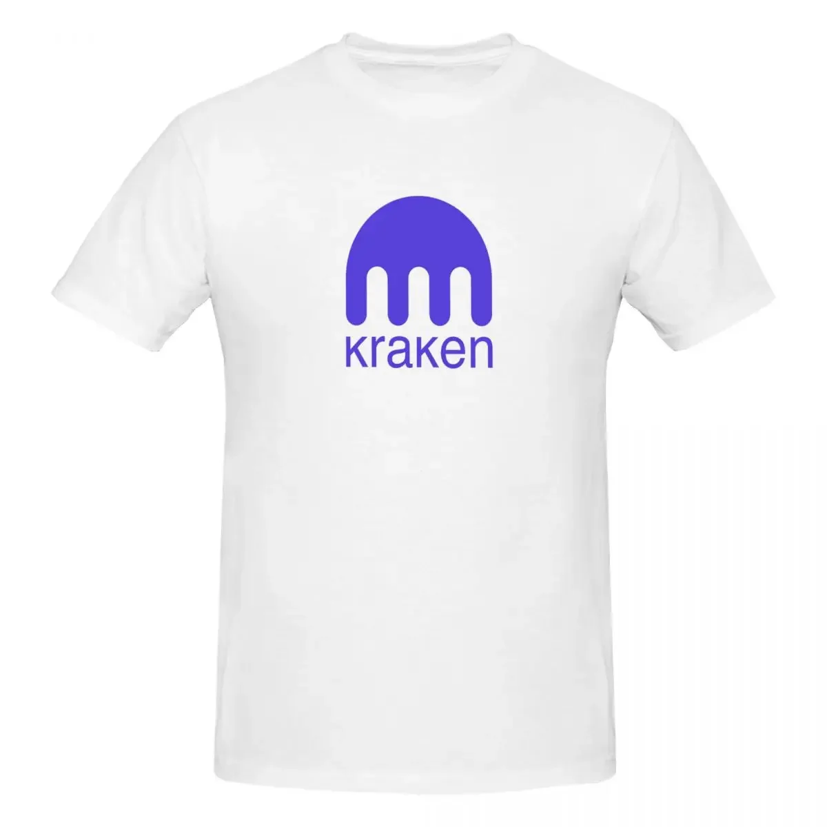 Kraken Logo Bitcoin BTC Cryptocurrency Crypto Miners And Traders Gift T-shirt Men's Fashion T Shirts Men Round Neck Short Sleeve