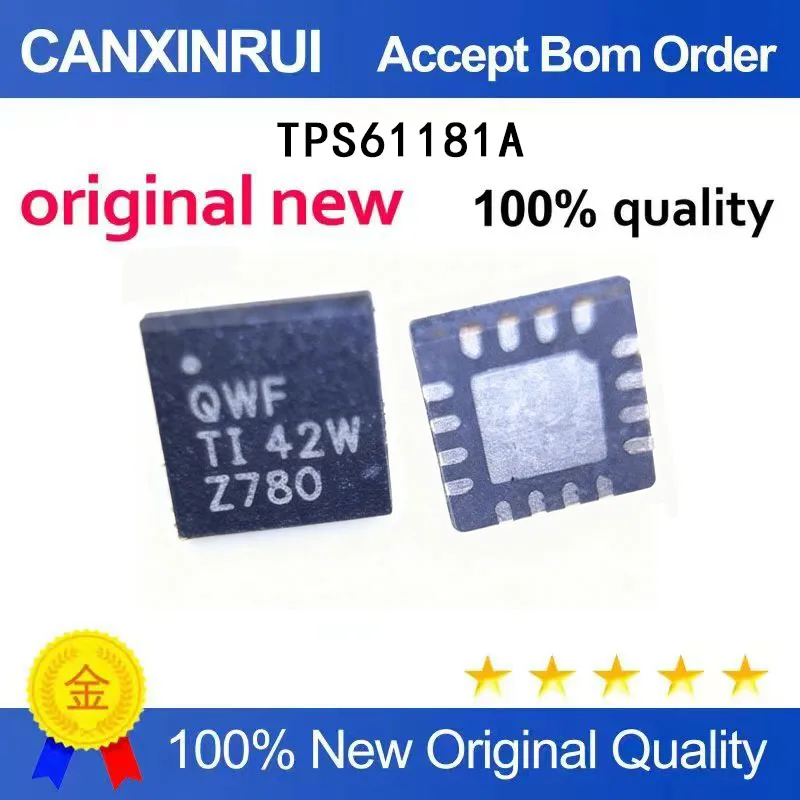 

(5-100 Pieces) TPS61181A 61181A silk screen QWF QFN brand new in stock